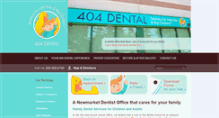 Desktop Screenshot of 404dental.com